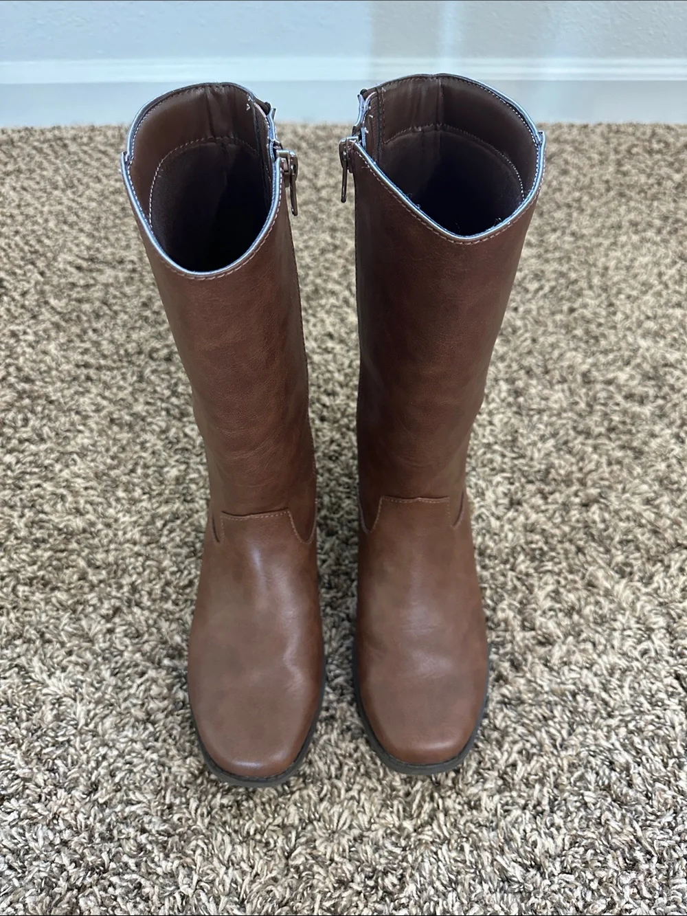 Cat & Jack Classic Brown Mid-Calf Girl’s Boots
